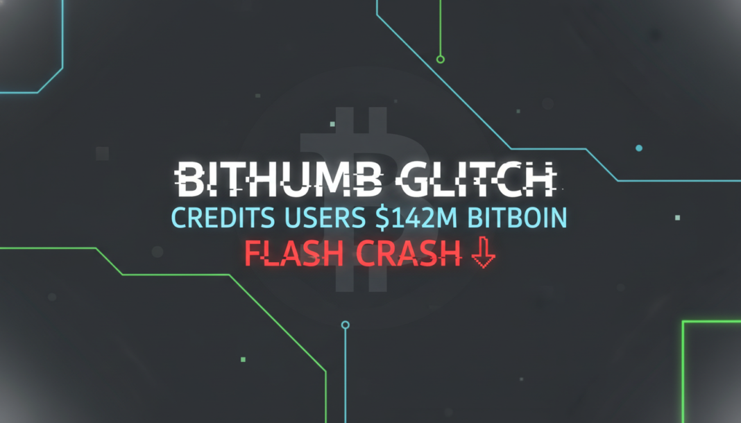 Bithumb Glitch Credits Users $142M Bitcoin, Triggers Flash Crash