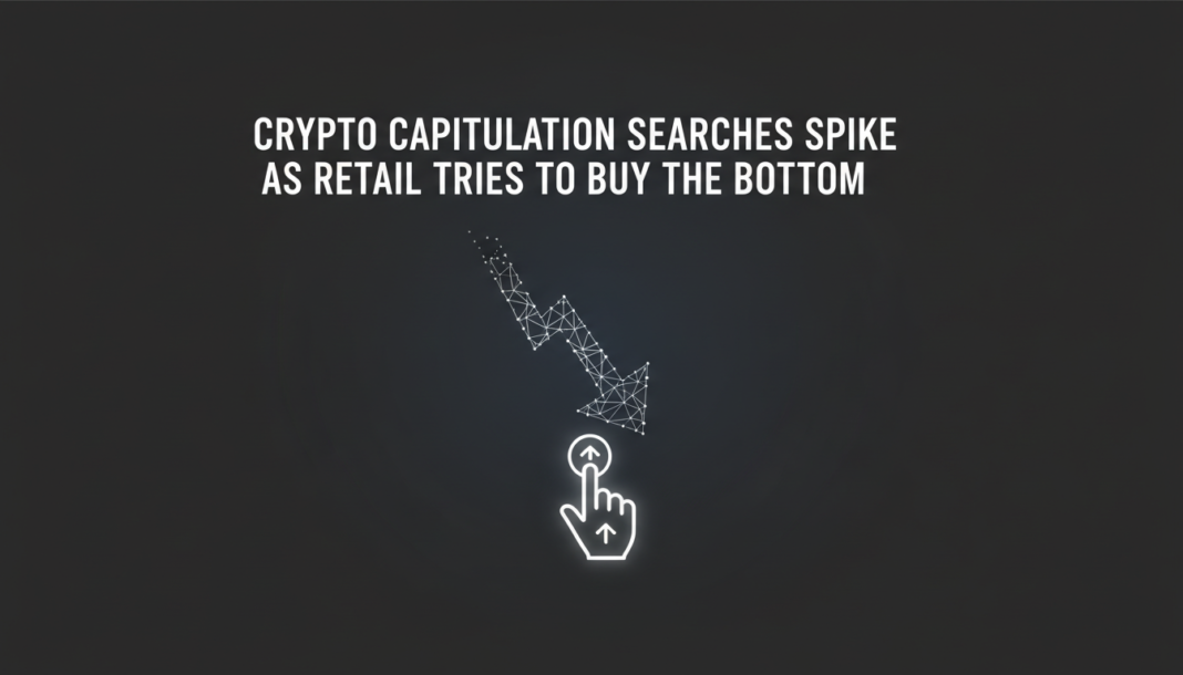Crypto Capitulation Searches Spike as Retail Tries to Buy the Bottom
