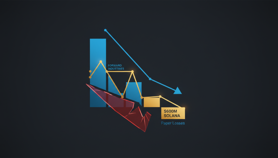 Forward Industries Holds $600M in Solana Amid $1B Paper Losses
