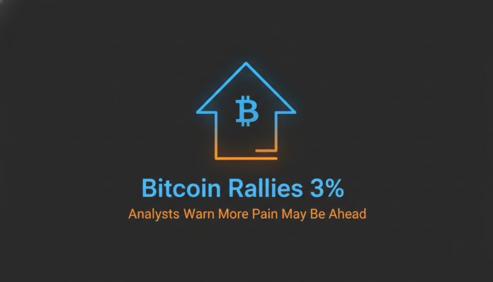 Bitcoin Rallies 3% but Analysts Warn More Pain May Be Ahead