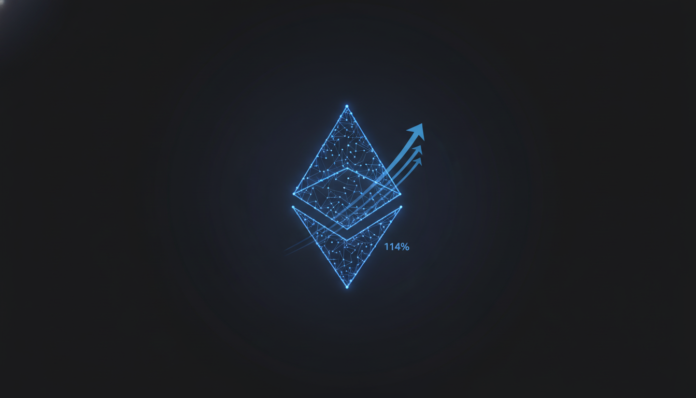 Ethereum Addresses Hit Record 15.19M as Activity Surges 114% in a Year