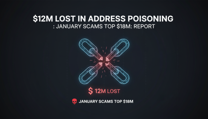 $12M Lost In Address Poisoning, January Scams Top $18M: Report