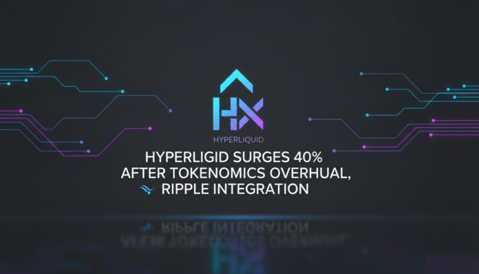 Hyperliquid Surges 40% After Tokenomics Overhaul, Ripple Integration