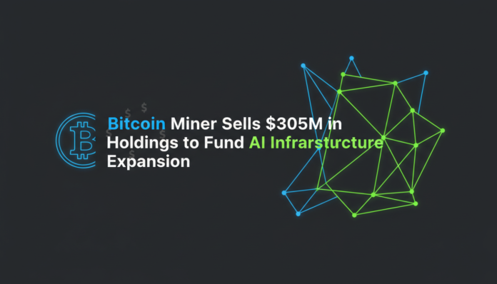 Bitcoin Miner Sells $305M in Holdings to Fund AI Infrastructure Expansion