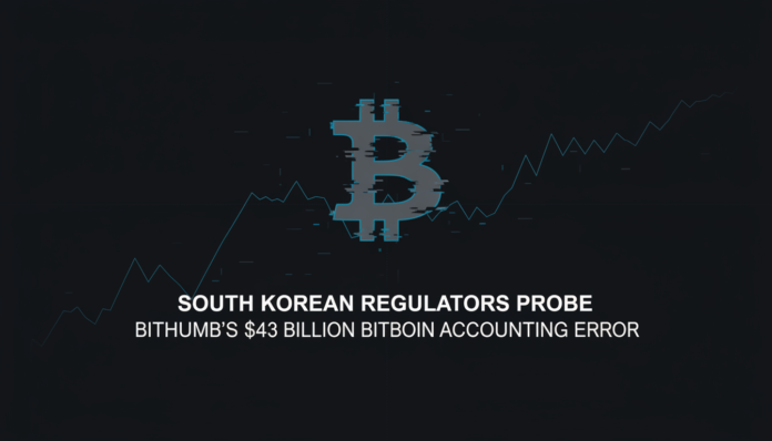 South Korean Regulators Probe Bithumb’s $43 Billion Bitcoin Accounting Error