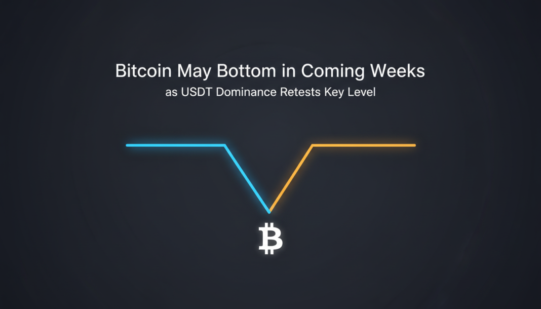 Bitcoin May Bottom in Coming Weeks as USDT Dominance Retests Key Level