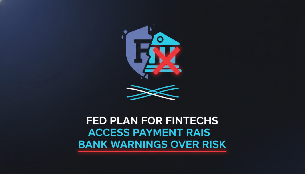 Fed Plan for Fintechs to Access Payment Rails Draws Bank Warnings Over Risk