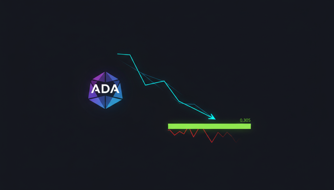 Cardano (ADA) Tests Crucial Support, Recovery Needs Hold Above $0.305