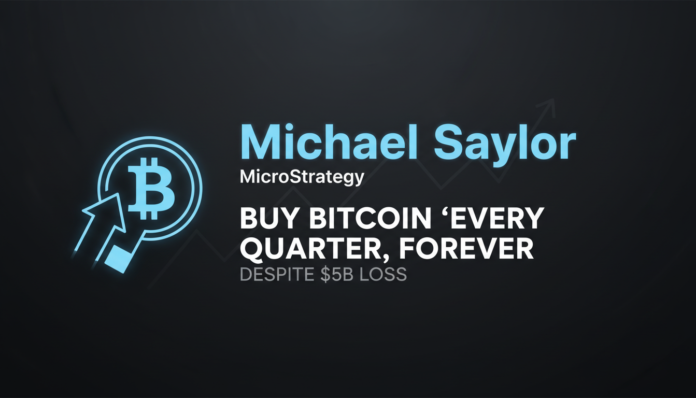 Michael Saylor: MicroStrategy Will Buy Bitcoin 'Every Quarter, Forever' Despite $5B Loss