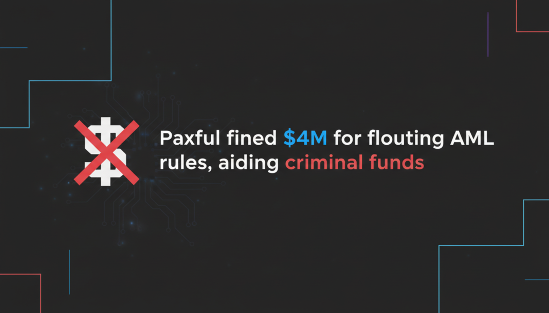 Paxful fined $4M for flouting AML rules, aiding criminal funds