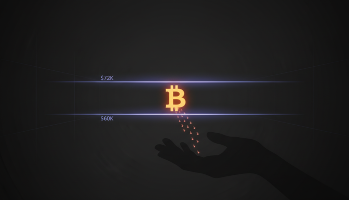 Bitcoin Stuck in $60K-$72K Range, ETF Outflows Signal Institutional Caution