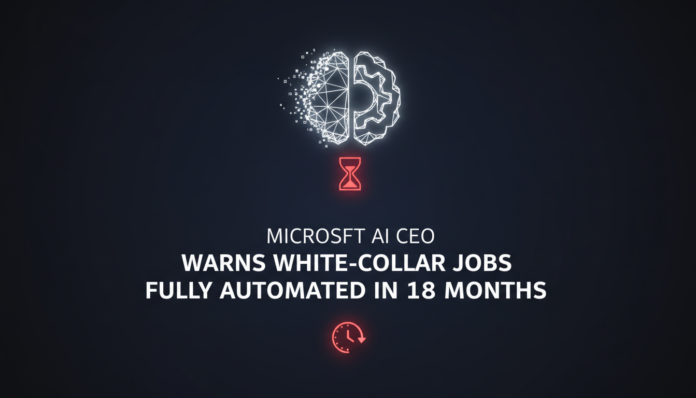 Microsoft AI CEO Warns White-Collar Jobs Could Be Fully Automated in 18 Months