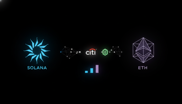 Citi Tests Solana Tokenization As Network Handles Triple Ethereum's Daily Transactions