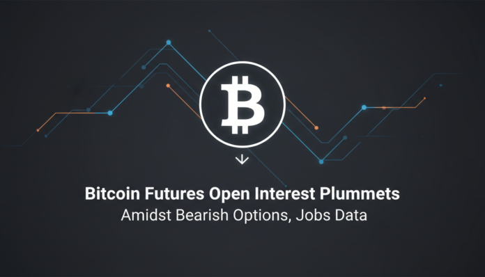 Bitcoin Futures Open Interest Plummets Amidst Bearish Options, Jobs Data
