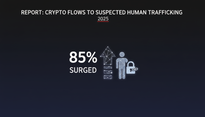 Report: Crypto flows to suspected human trafficking surged 85% in 2025