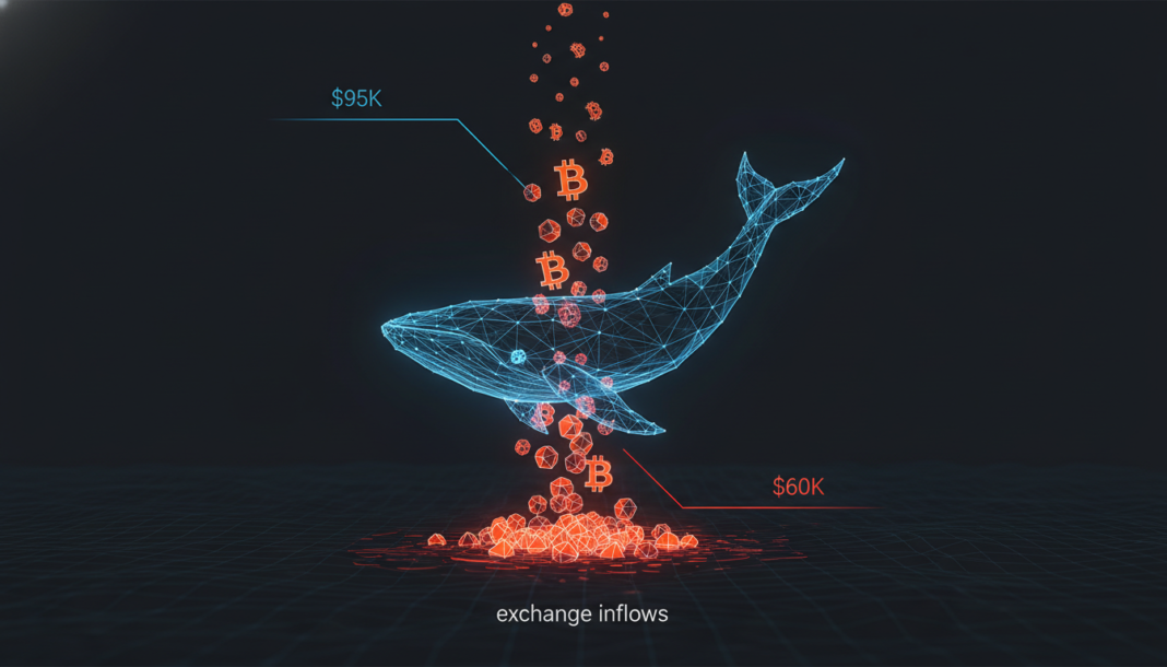 Bitcoin Whales Ramp Up Exchange Inflows as Price Tumbles From $95k to $60k