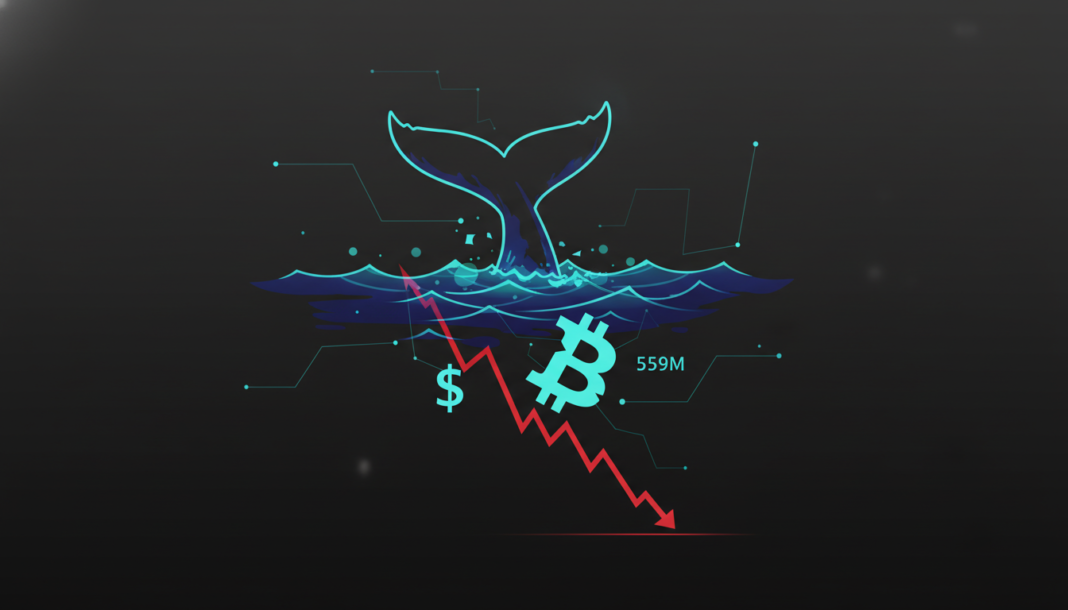 Bitcoin Whale Dumps $559M, Intensifying Bearish Pressure as Price Drops Toward $60K