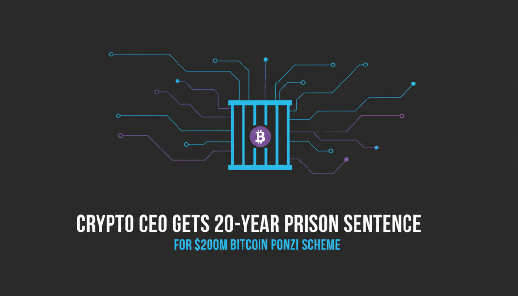 Crypto CEO Gets 20-Year Prison Sentence For $200M Bitcoin Ponzi Scheme