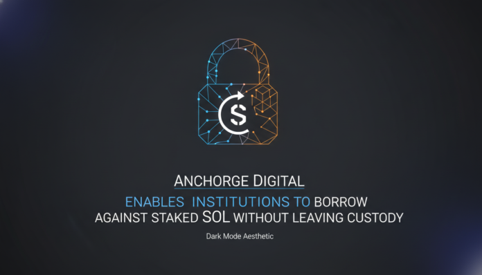 Anchorage Digital Enables Institutions to Borrow Against Staked SOL Without Leaving Custody