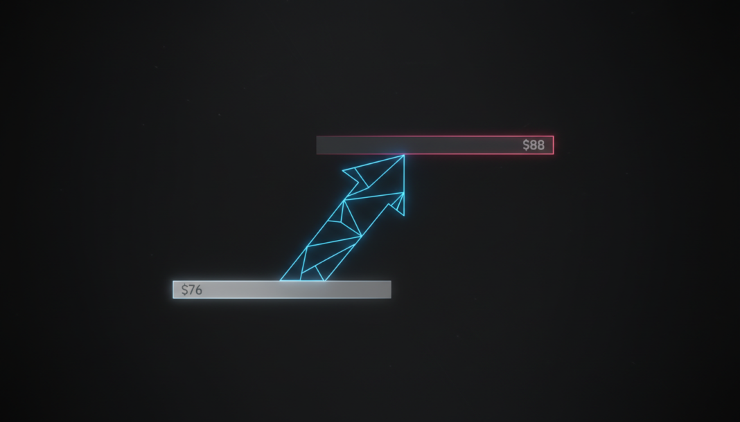 Solana Attempts Rally From $76 Support, Faces Resistance Around $88