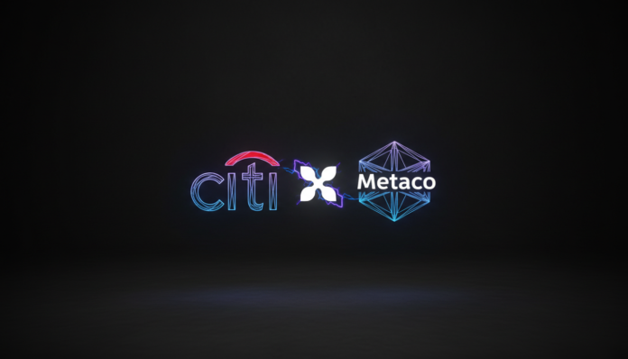 Citi, Metaco Partner to Adopt XRP for Institutional Digital Asset Custody