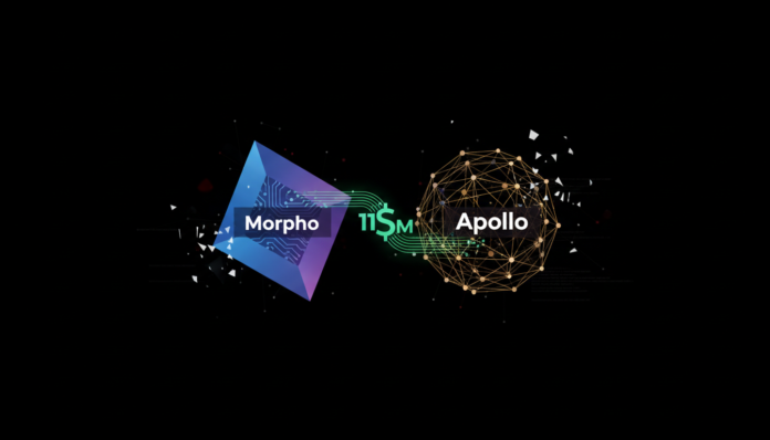 DeFi protocol Morpho partners with Apollo in $115M token deal, sparking debate.