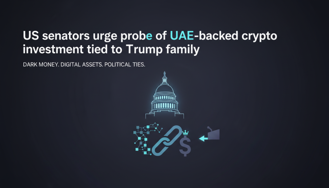 US senators urge probe of UAE-backed crypto investment tied to Trump family