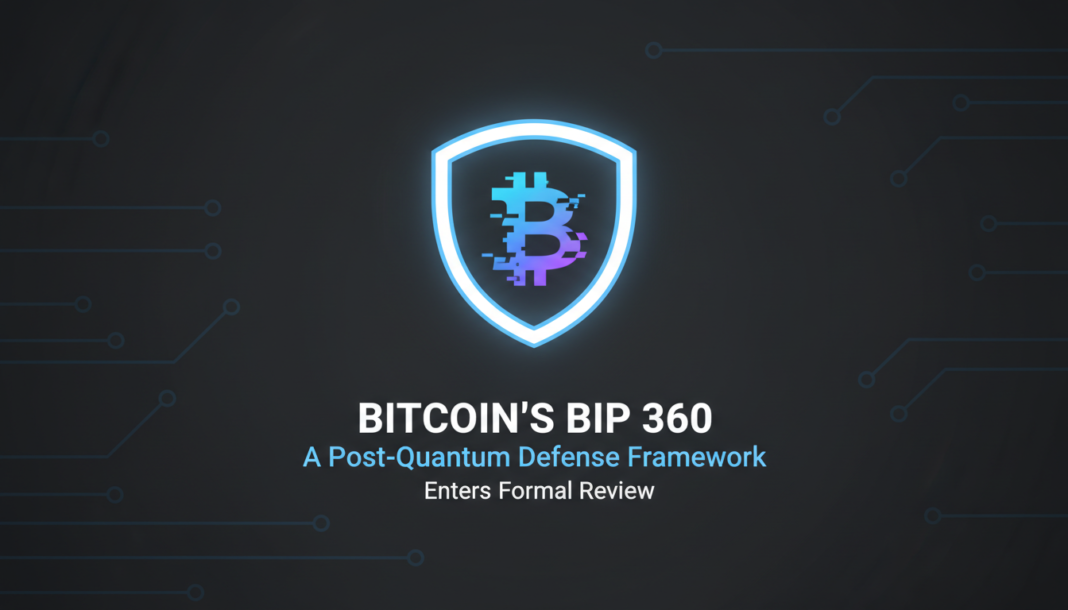 Bitcoin's BIP 360, a Post-Quantum Defense Framework, Enters Formal Review