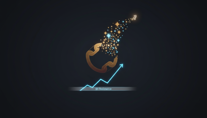 Chainlink Breaks $9 Resistance, Eyes $10 Amid Bullish Pattern