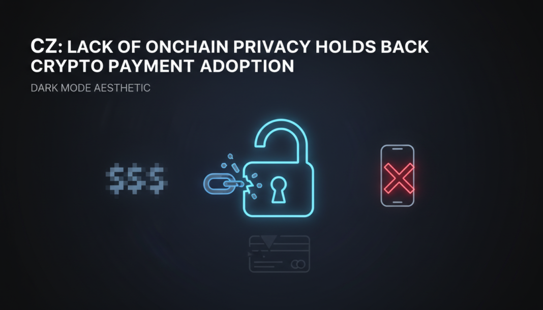 CZ: Lack of Onchain Privacy Holds Back Crypto Payment Adoption