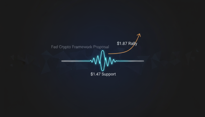 XRP Holds $1.47 Support Amid Fed Crypto Framework Proposal, Eyes $1.87 Rally