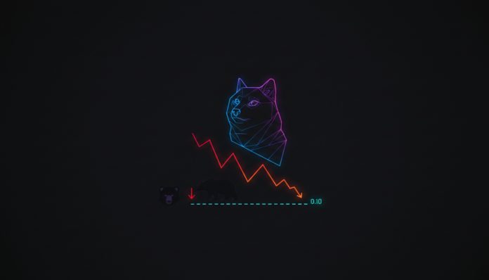 Dogecoin Tests Critical $0.10 Level Amid Bearish Market Signals