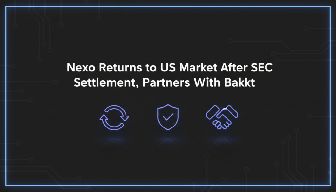 Nexo Returns to US Market After SEC Settlement, Partners With Bakkt