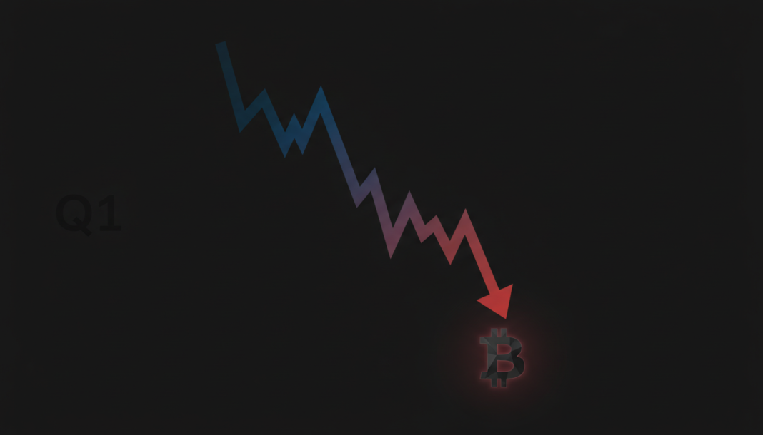 Bitcoin Posts Worst Q1 Since 2018 as 22% Drop Signals Bear Shift