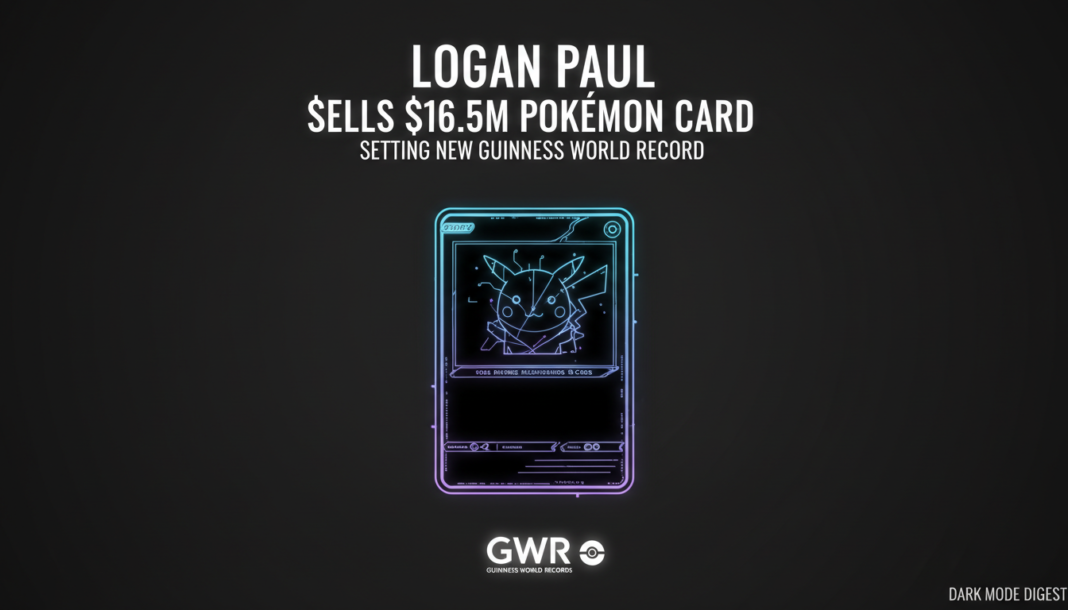 Logan Paul Sells $16.5M Pokémon Card, Setting New Guinness World Record