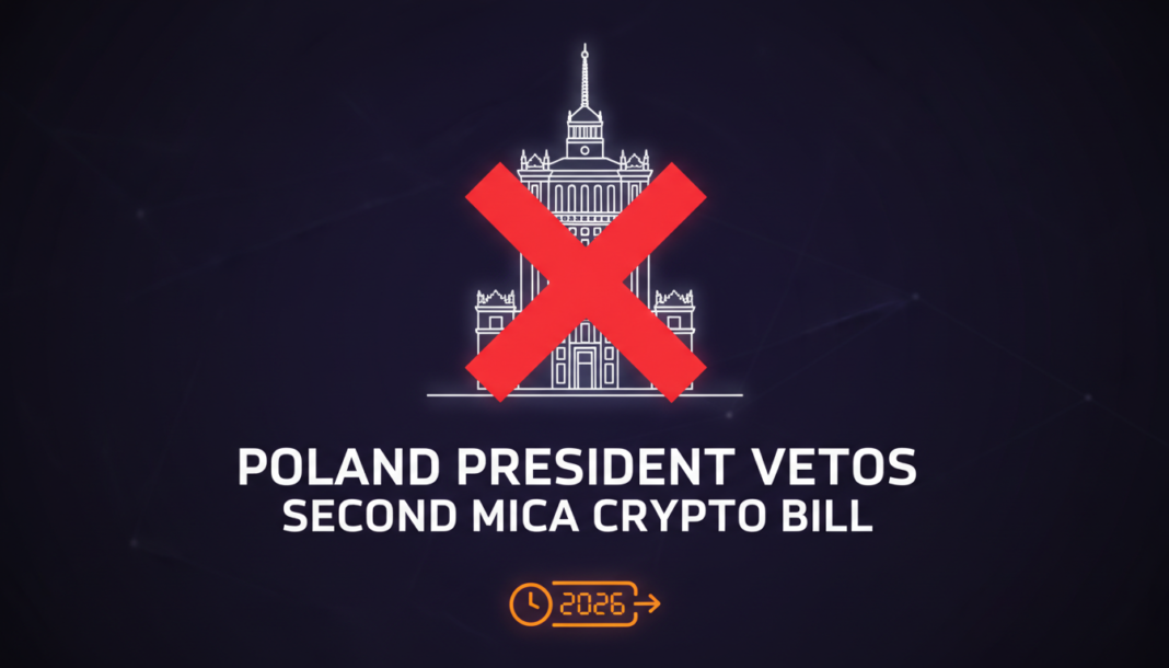 Poland President Vetos Second MiCA Crypto Bill as 2026 Deadline Approaches