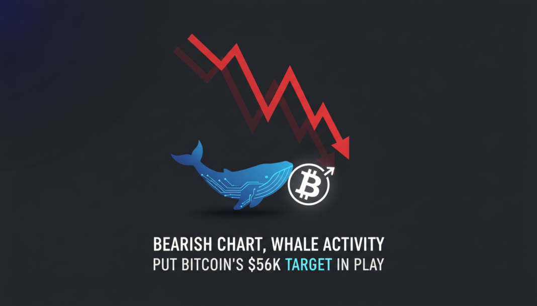 Bearish Chart, Whale Activity Put Bitcoin's $56K Target in Play