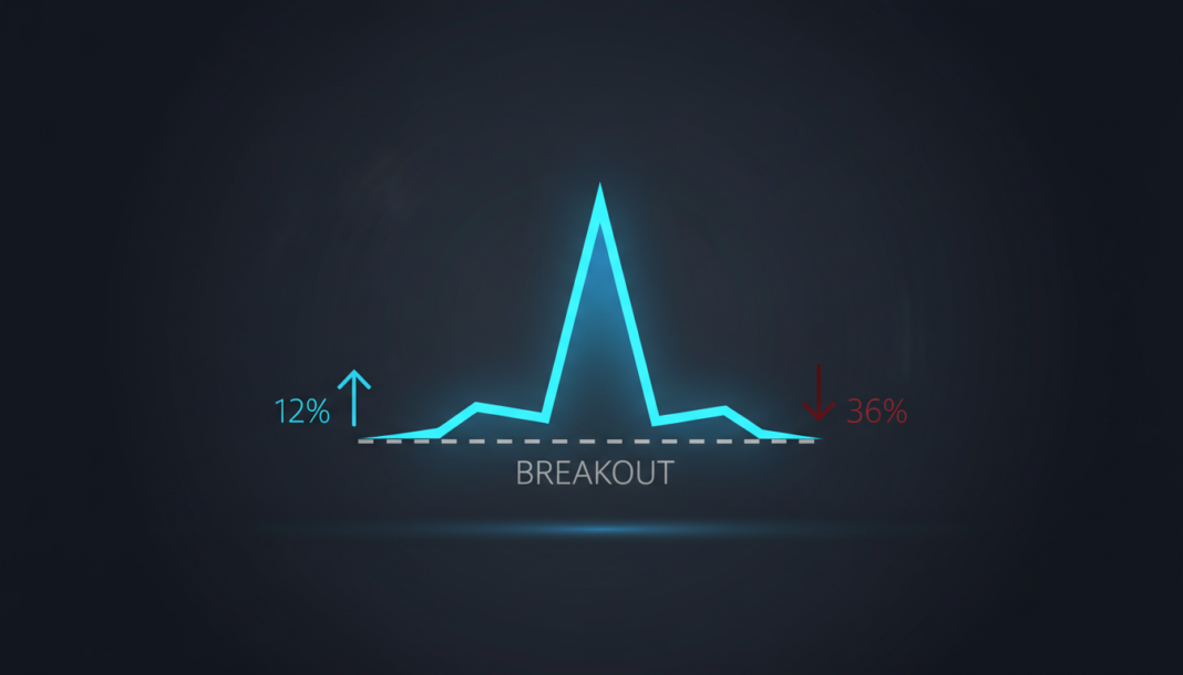 DEEP Surges 12%, Breakout Tested as Spot Volume Declines 36%