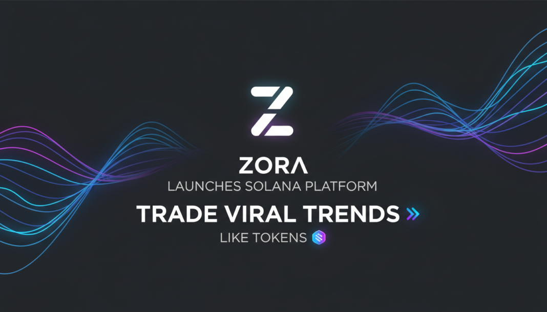 Zora Launches Solana Platform to Trade Viral Trends Like Tokens