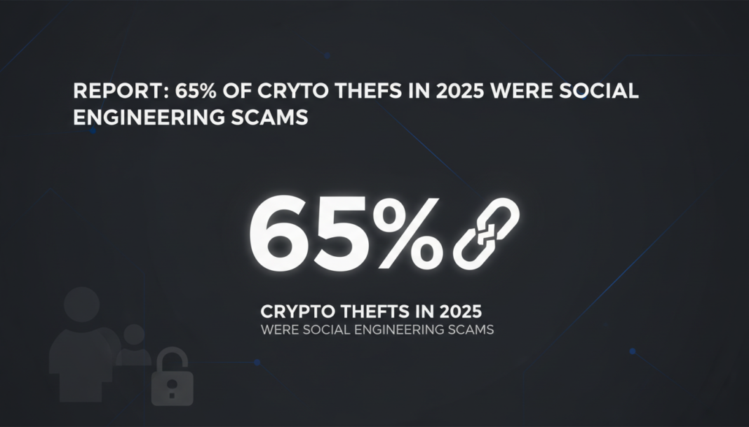 Report: 65% of Crypto Thefts in 2025 Were Social Engineering Scams