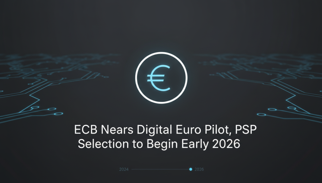 ECB Nears Digital Euro Pilot, PSP Selection to Begin Early 2026