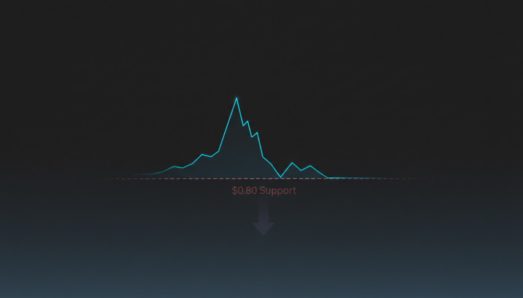Toncoin Tests Critical $0.80 Support as Momentum Wanes