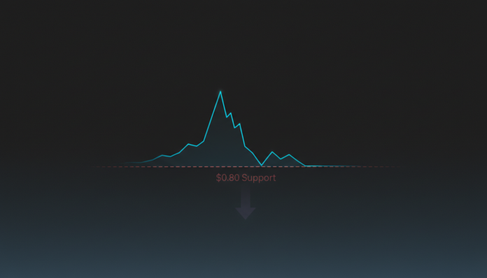 Toncoin Tests Critical $0.80 Support as Momentum Wanes