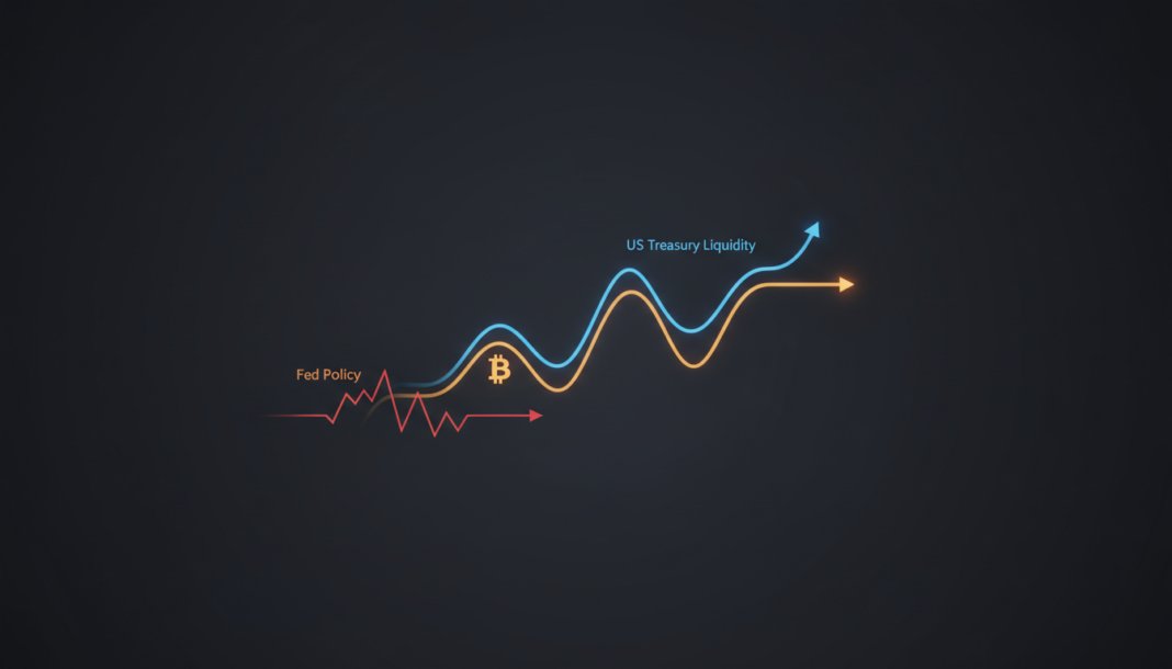 Study: Bitcoin Tracks US Treasury Liquidity, Not Fed Policy