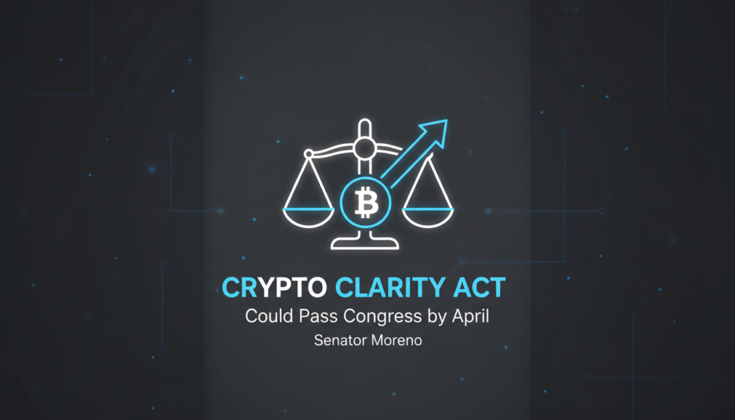 Crypto CLARITY Act Could Pass Congress by April, Says Senator Moreno