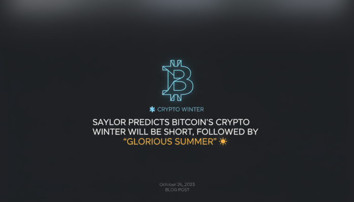 Saylor Predicts Bitcoin's Crypto Winter Will Be Short, Followed By 