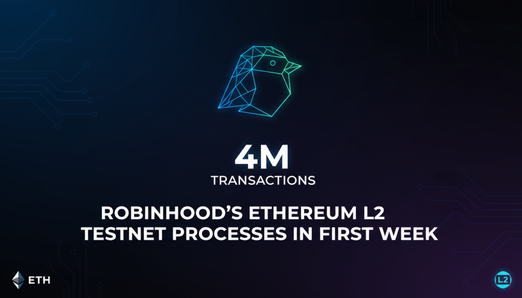 Robinhood's Ethereum L2 Testnet Processes 4M Transactions in First Week