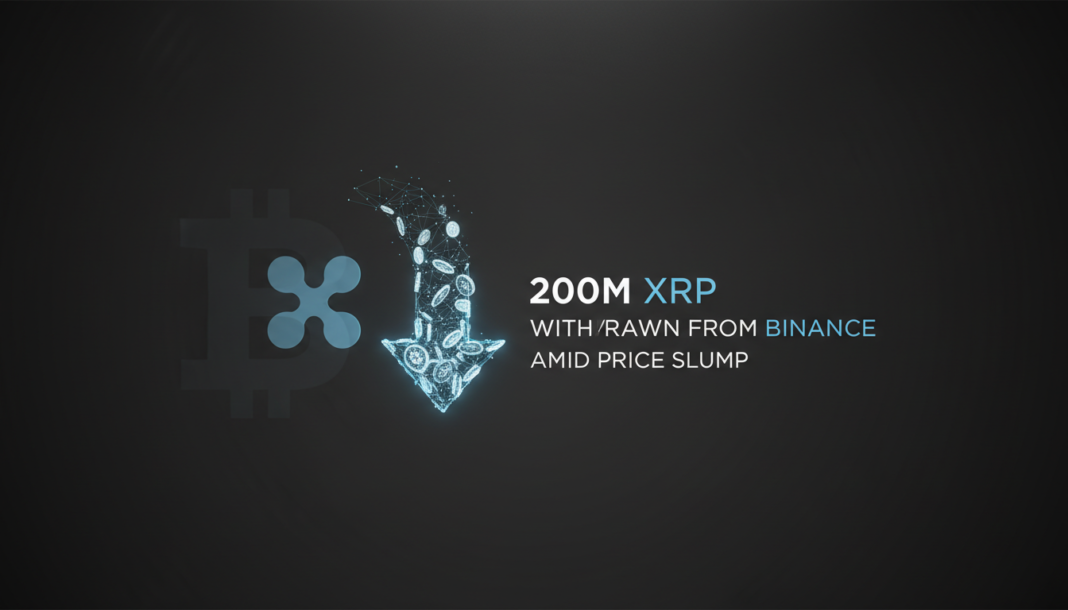 Investors Withdraw 200M XRP from Binance Amid Price Slump
