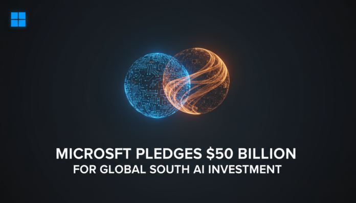 Microsoft Pledges $50 Billion for Global South AI Investment