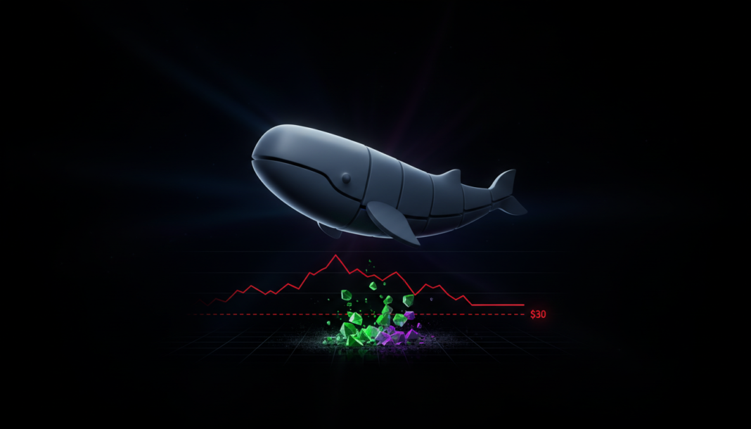 Whales Bet Against Hype As Altcoin Fails To Break $30 Resistance